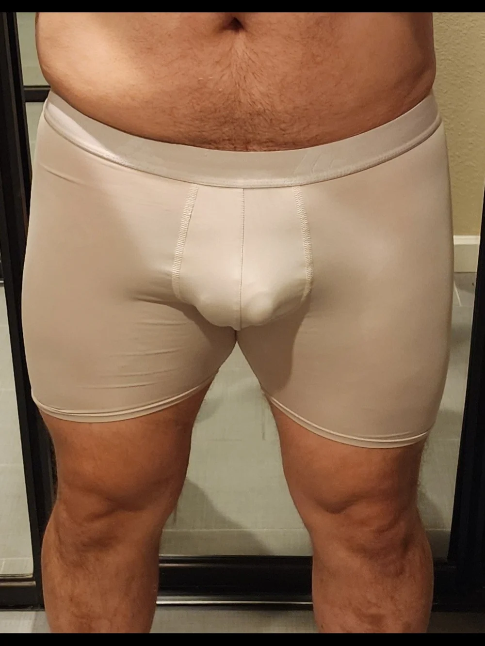 adidas Men's Boxer Briefs in Light Beige Nude